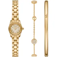 Michael Kors "LEXINGTON", gelbgoldfarben, Armbanduhren, Damen, Armbanduhr, Damenuhr, Edelstahlarmband,