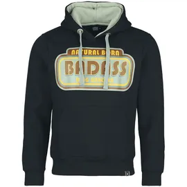 King Kerosin Badass Hoodie Schwarz 3XL