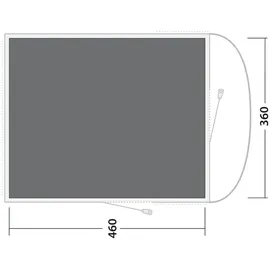 Outwell Sky 6 Schützender Fußabdruck - Black / Grey - 460 x 360 cm