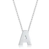 Elli Kette mit Anhänger Buchstabe A Silber