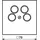 Jung Abdeckung LS990-4SAT2SWM Graphitschwarz matt