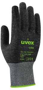 uvex unisex Schnittschutzhandschuhe C300 dry anthrazit Größe 8 1 Paar