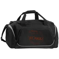 multifanshop St. Pauli Sporttasche 2023 Braun/Schwarz Unisex one size