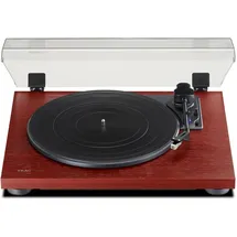 Teac TN-180BT-A3 Bluetooth-Plattenspieler mit Audio-Technica Tonabnehmer Kirsche