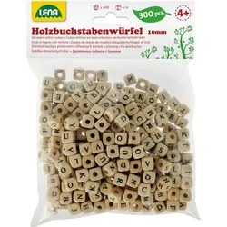 LENA® 32005 Holz-Buchstabenwürfel, 300-teilig