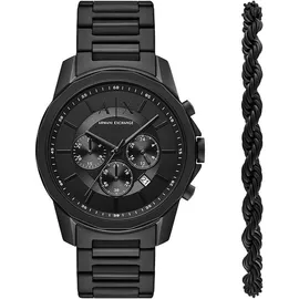 Giorgio Armani Armani Exchange Herrenuhr Armani Exchange Banks Chronograph SET Herrenuhren ArmaniExchange-AX7163SET
