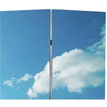 vidaXL Raumteiler klappbar 217x170 cm Strand