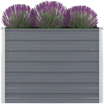 vidaXL Hochbeet 100 x 100 x 77 cm Grau