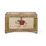 Giner y Colomer Handbemalte Truhe aus Mangoholz in Multicolored | Gr.: onesize