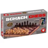 Piatnik 6906 - Schachkassette Holz Buchoptik,