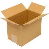 TransPak Wellpapp-Faltkarton 1-wellig, 200x130x150mm, Qualität 1.10 B, braun,