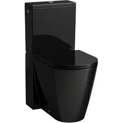 Tiefspül-WC Kombination Kartell • 660x370x430 spülrandlos Abgang waagrecht oder senkrecht weißSpülkasten und WC-Sitz extra zu bestellen