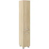 welltime Hochschrank »Cosmo«, BxTxH: ca. 30x32,5x171,5 cm, verschiedene Farben, 6 Fächer, braun