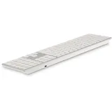 LMP Tastatur Büro USB QWERTZ Silber