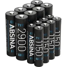 Absina AA 2900 mAh 8 St.