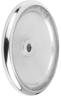 SCHEIBENHANDRAD ÄHNLICH DIN950 D1=160 PASSBOHRUNG D2=14H7, ALUMINIUM, OHNE GRIFF