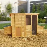 Mucola - 214 cm Hühnerstall Hühnerhaus Kaninchenkäfig Hasenstall Hühner Kaninchenstall