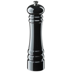 ZASSENHAUS Pfeffermühle Berlin schwarz glänzend 24 cm manuell, mit Keramikmahlwerk schwarz