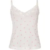 S.Oliver Damen Shorty ecru-rosa gemustert Gr.32/34