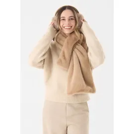 Codello Ohrenschützer Earmuffs aus weichem Teddy-Plüsch Farbe beige
