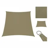 vidaXL Sonnensegel Oxford-Gewebe Trapezförmig 2/4x3 m Beige