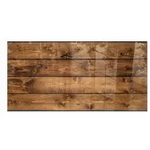 Tulup Funkenschutzplatte Glas 140 x 70 x 0,4 cm Braun