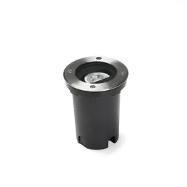 Konstsmide Bodeneinbaustrahler Edelstahl 12 cm dimmbar GU10 IP65 silber
