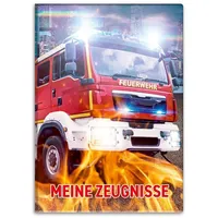 Itenga Zeugnismappemit Motiv DIN A4 Dokumentenmappe Zeugnisse - für