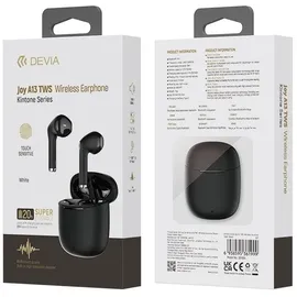 Devia Kabellose Kopfhörer mit Bluetooth Technologie In-Ear-Kopfhörer in Schwarz