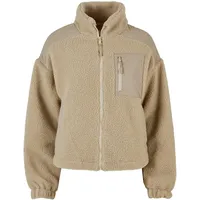 URBAN CLASSICS Sherpa Mix Jacket wetsand S