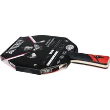 Butterfly Tischtennisschläger Ovtcharov Black schwarz|rot Konkav