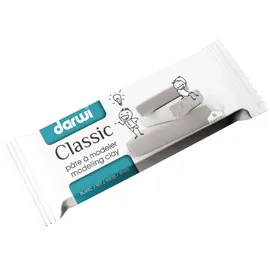 Darwi 1 kg Modelliermasse Knetmasse lufttrocknend weiß
