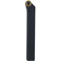 PROXXON Stahlhalter 8 x 8 x 60 mm abgewinkelt mit 2 runden Ø 6 mm Wendeplatten