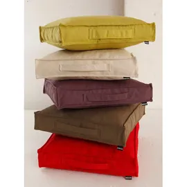 H.O.C.K. Sitzkissen "Classic Uni", braun (braun, unifarben), B:50cm H:10cm L:50cm, Polyacryl (dralon), Dekokissen_Sitzkissen_Kissenhüllen, Sitzkissen, 50/50 cm