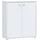 Forte Kommode Tempra 73,7 x 85,5 x 34,8 cm Weiß