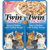 INABA CAT Twin Thunfisch mit Huhn und Muschel 2x40g