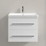 Villeroy & Boch Waschtischunterschrank 2 Auszüge 63 x 51,4 x 48 cm Weiß