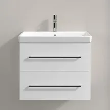 Villeroy & Boch Waschtischunterschrank 2 Auszüge 63 x 51,4 x 48 cm Weiß