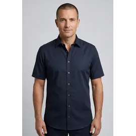 Olymp Kurzarmhemd Blau 44