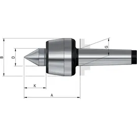 Röhm Mitlaufende Zentrierspitzen 60° MK 3 Größe 106
