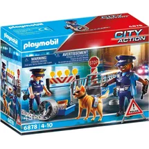 Playmobil City Action Polizei-Straßensperre 6878