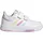 Adidas Tensaur Hook and Loop Cloud White / Almost Blue / Bliss Lilac 33