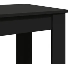 vidaXL Bartisch 102 x 50 x 103,5 cm Schwarz