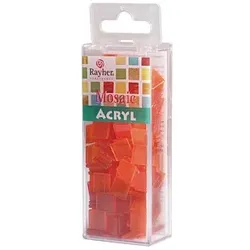 Rayher Mosaiksteine orange Acryl transparent