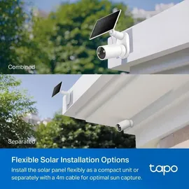 TP-Link C460 Solarbetriebenes Sicherheitskamera-Kit Weiß