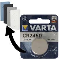 Varta Batterie passend für Ledvance SMART+ Mini Switch, Osram SMART+ Mini Switch Dimmschalter 1x Varta CR2450 Lithium Batterie IEC CR 2450