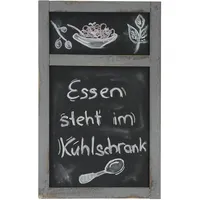 Mendler Werbetafel HWC-C51, Wandtafel Kreidetafel, 55x34x2cm, Holz Shabby-Look Vintage