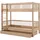 Vipack Etagenbett 90 x 200 cm Buche massiv lackiert natur