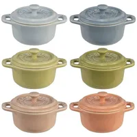 Staub Macaron Topf-Set 6-tlg. Kochtopf + Cocotte