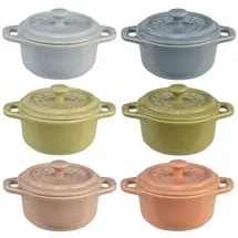 Staub Macaron Topf-Set 6-tlg. Kochtopf + Cocotte
